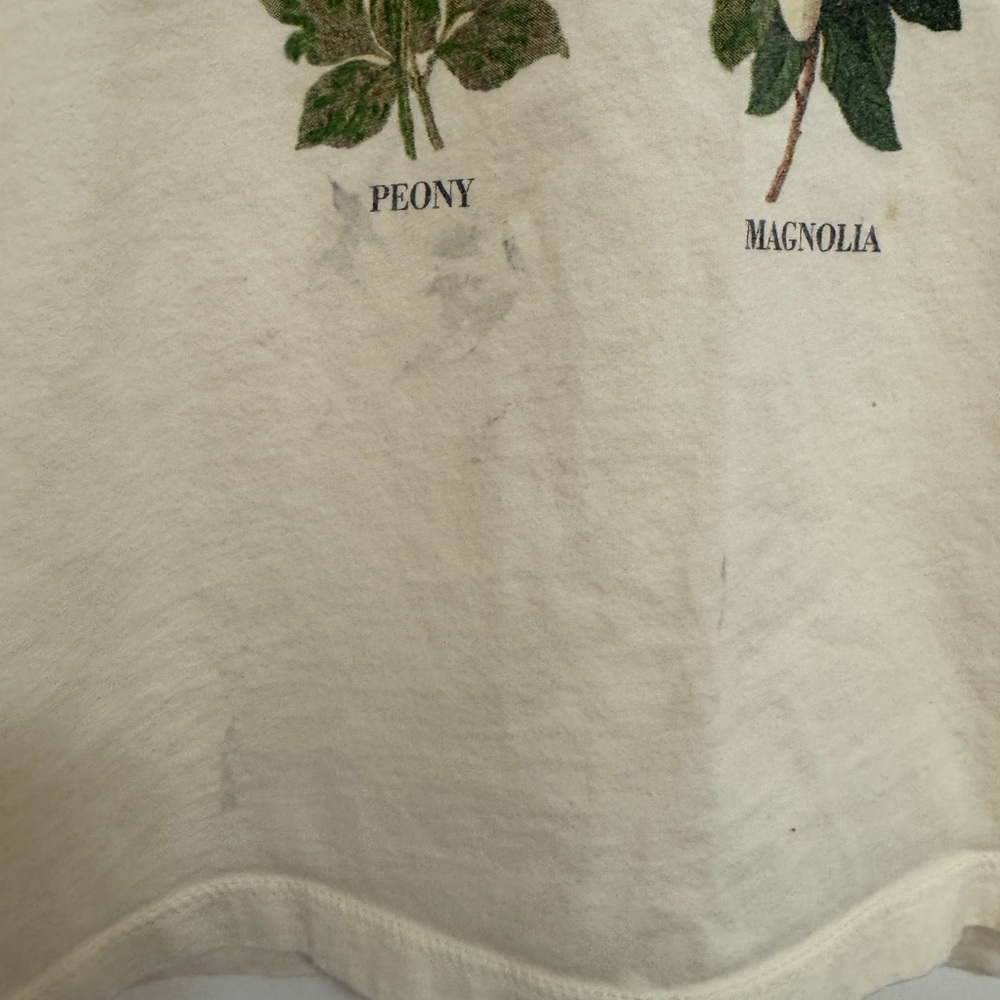 Fifth Sun Cream Cotton Flower T-Shirt - Picture 2 of 4